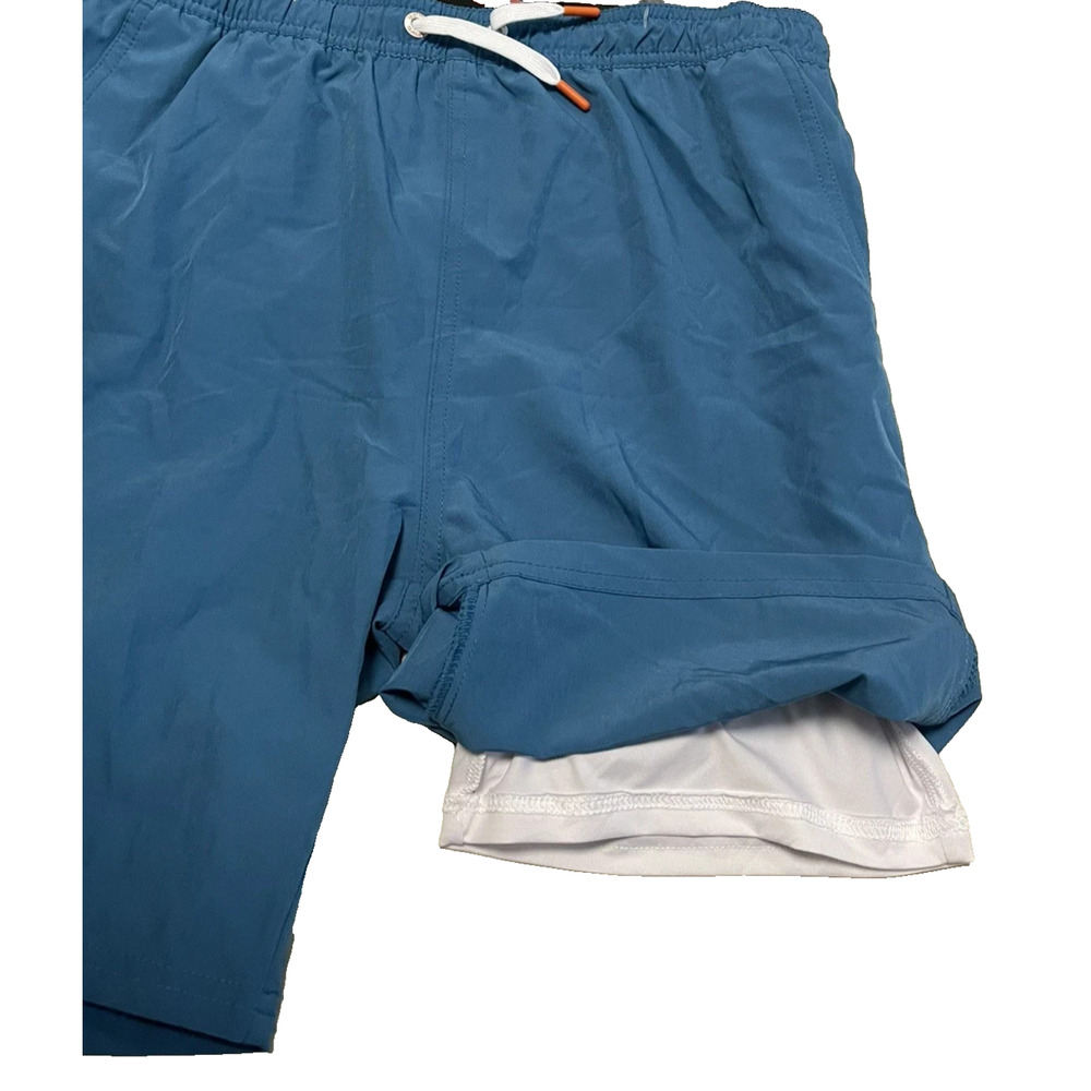 Dakine 2-Piece Set Boy's Swimsuit Rash Guard Top And Shorts; Blue L-14/16 NWT - Picture 9 of 12